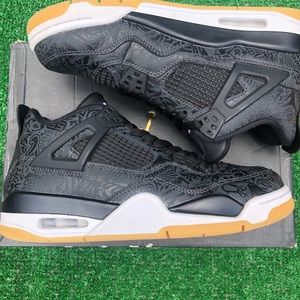 Jordan 4 black lasers gs